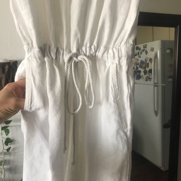 NWOT Anthropologie Cloth and Stone Linen Jumpsuit - Picture 4 of 8